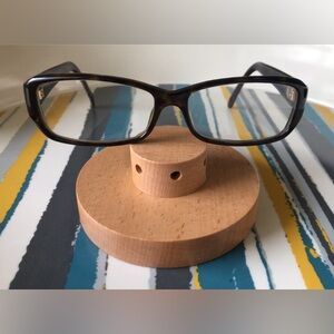 Gucci Pre-Owned Tortoise Rectangle Frame Eyeglasses GG 3184 URD